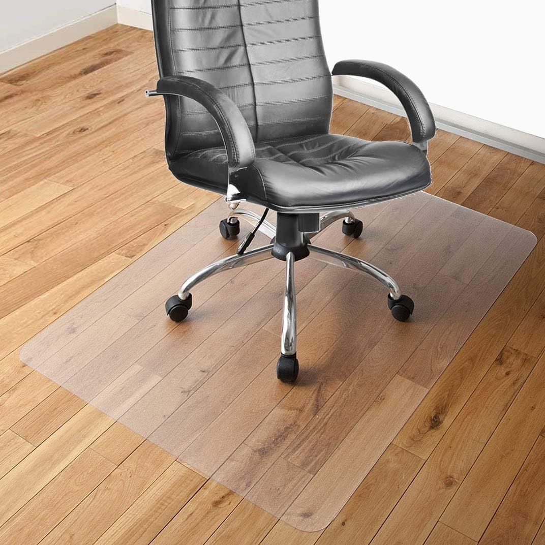 【新着商品】120*100cm チェアマット デスクごとチェアマット ゲーミングチェアマット 床保護マット SALLOUS ずれない 透明 PVC厚み1.5mm SGS認証済無毒エコ素材 大型デスク足元マット 傷防止 すべ