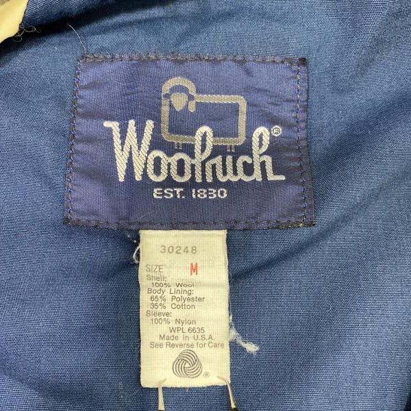 WOOLRICH フード付きウールコート