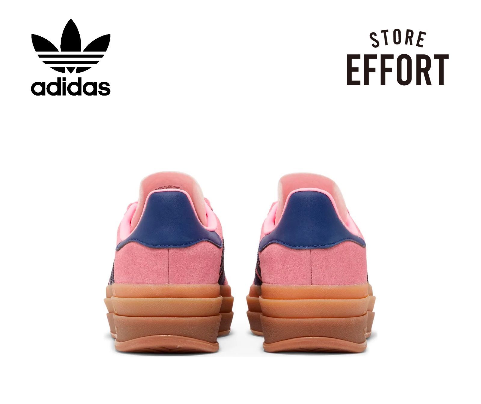 ♡　メタリックゴールド　キャンディピンク ☆【Adidas】 Gazelle Bold Preloved Crimson Sandy Pink