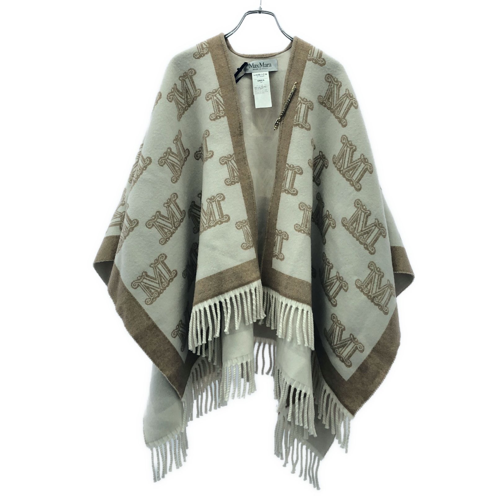 Max Mara MAX MARA マックスマーラ ケープ FRINE フリンジ