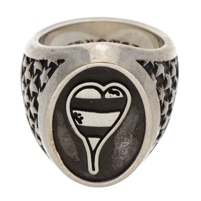 クロムハーツ PP RNG CAMEO HRT カメオハート シルバーリング メンズ 10号