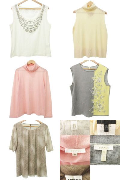 エスカーダ ESCADA 他 トップス 5点セット まとめ ノースリーブ