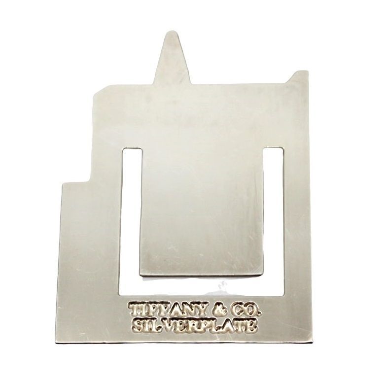 ティファニー ニューヨークタイムズ ブックマーク ブックマーカー マネークリップ シルバー お札 財布 ロゴ