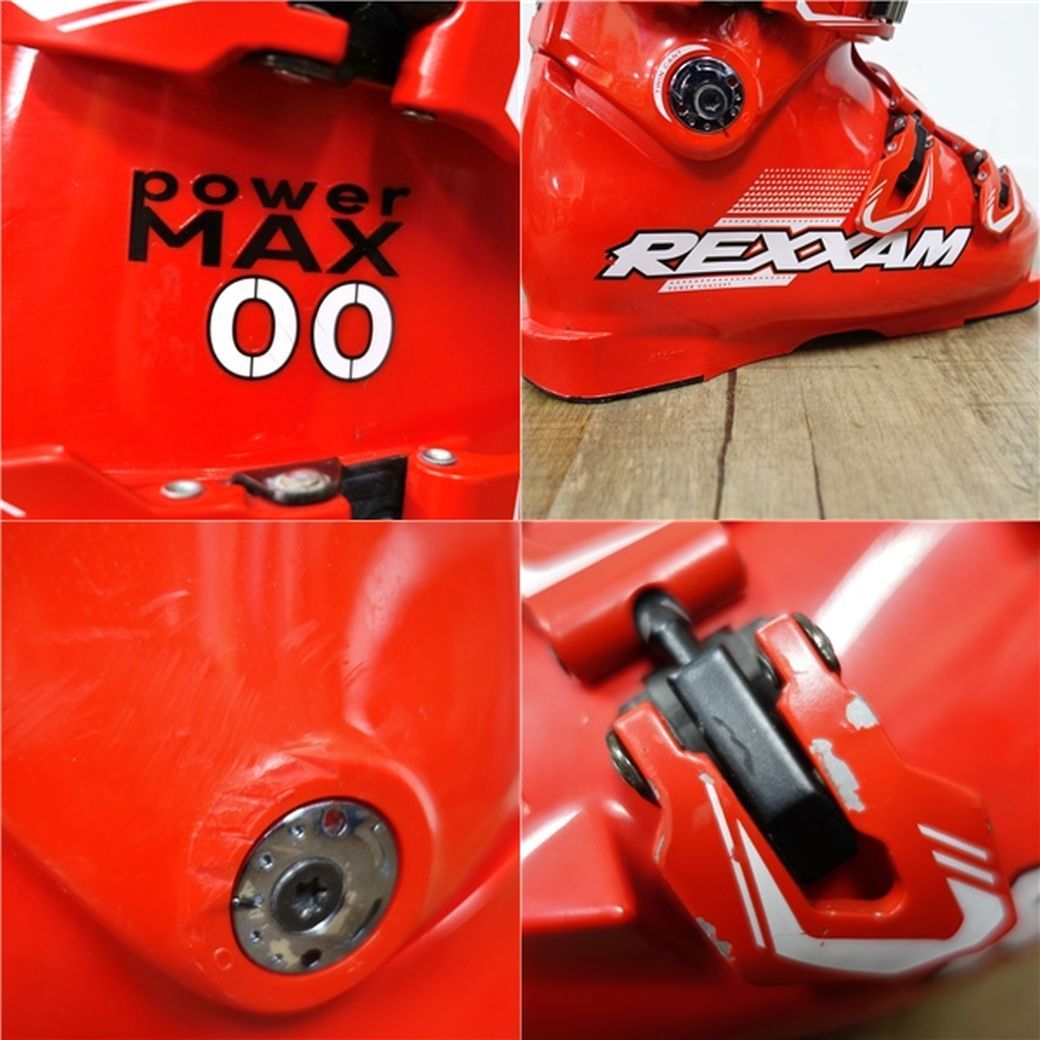 美品 レグザム REXXAM MAX 100 BX-S17 RED 27cm 313mm スキー