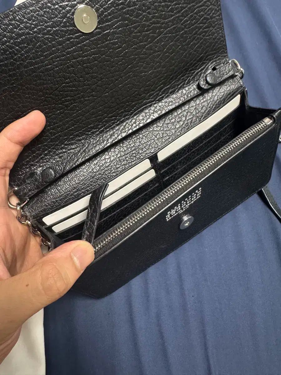 Maison Margiela メゾン マルジェラ ステッチ チェーン ウォレット クロスバッグ DECORATOM_COM_BR