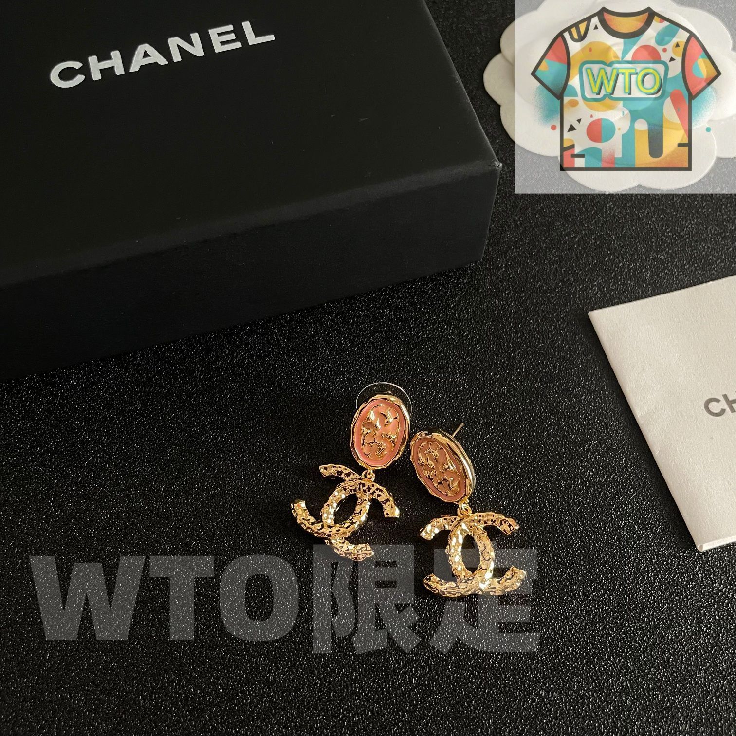 今日特推】Chanel ヴィンテージ アルファベット ピアス 送料無料