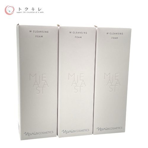 トクキレ ナリス マジェスタ Wクレンジングフォーム 100g×3本セット 未開封 洗顔料 マジェスタ 9