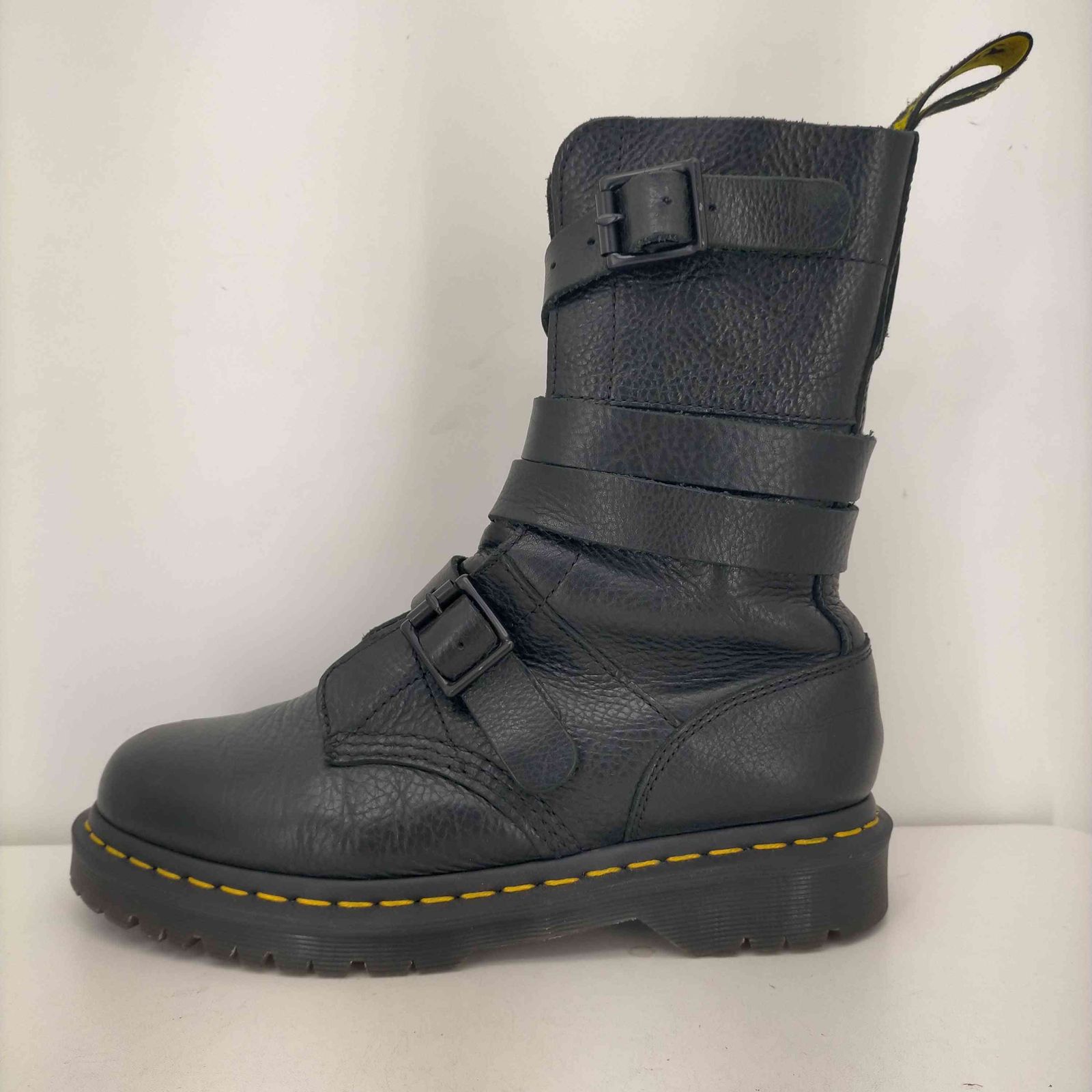 ドクターマーチン Dr.Martens BEVAN ベルト ロングブーツ メンズ UK：7 - メルカリ