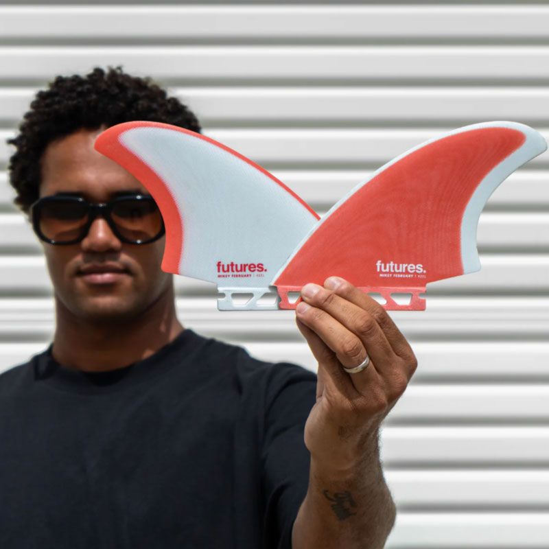 February Mikey Keel Futures Fin - | Captain Fins – Surf Co Twin