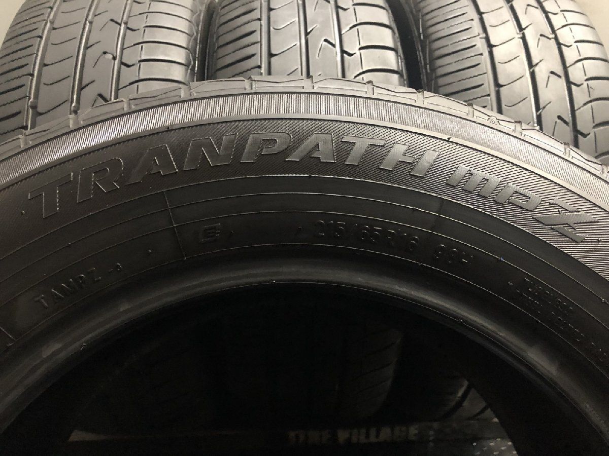 TOYO TRANPATH mpZ 215/65R16 16インチ 夏タイヤ 4本 19年製 バリ溝  