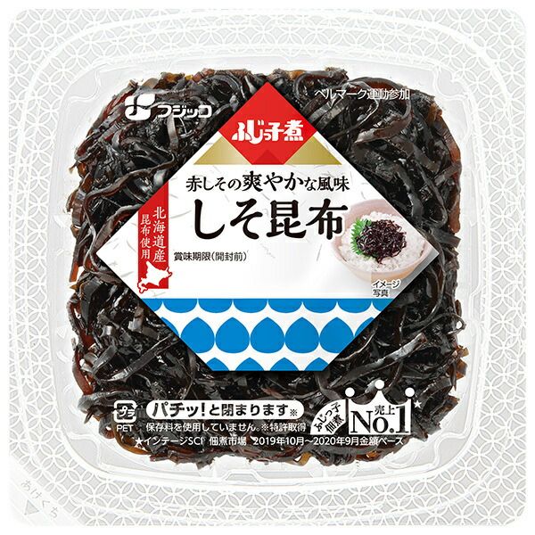フジッコ ふじっ子煮 しそ昆布 74g×24個入× 2ケース ｜ 惣菜 佃煮 つくだに こんぶ