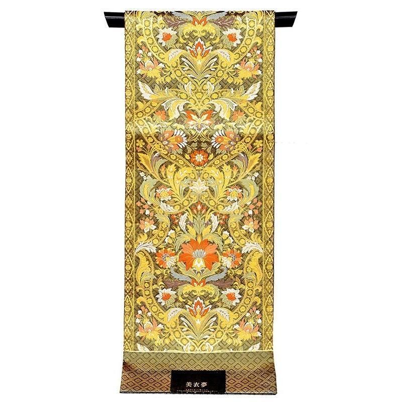 【新品】本金箔 西陣織 袋帯 更紗唐花 パーティ 結婚式 留袖 新品】本金箔 西陣織 袋帯 更紗唐花 パーティ 結婚式 留袖 - メルカリ
