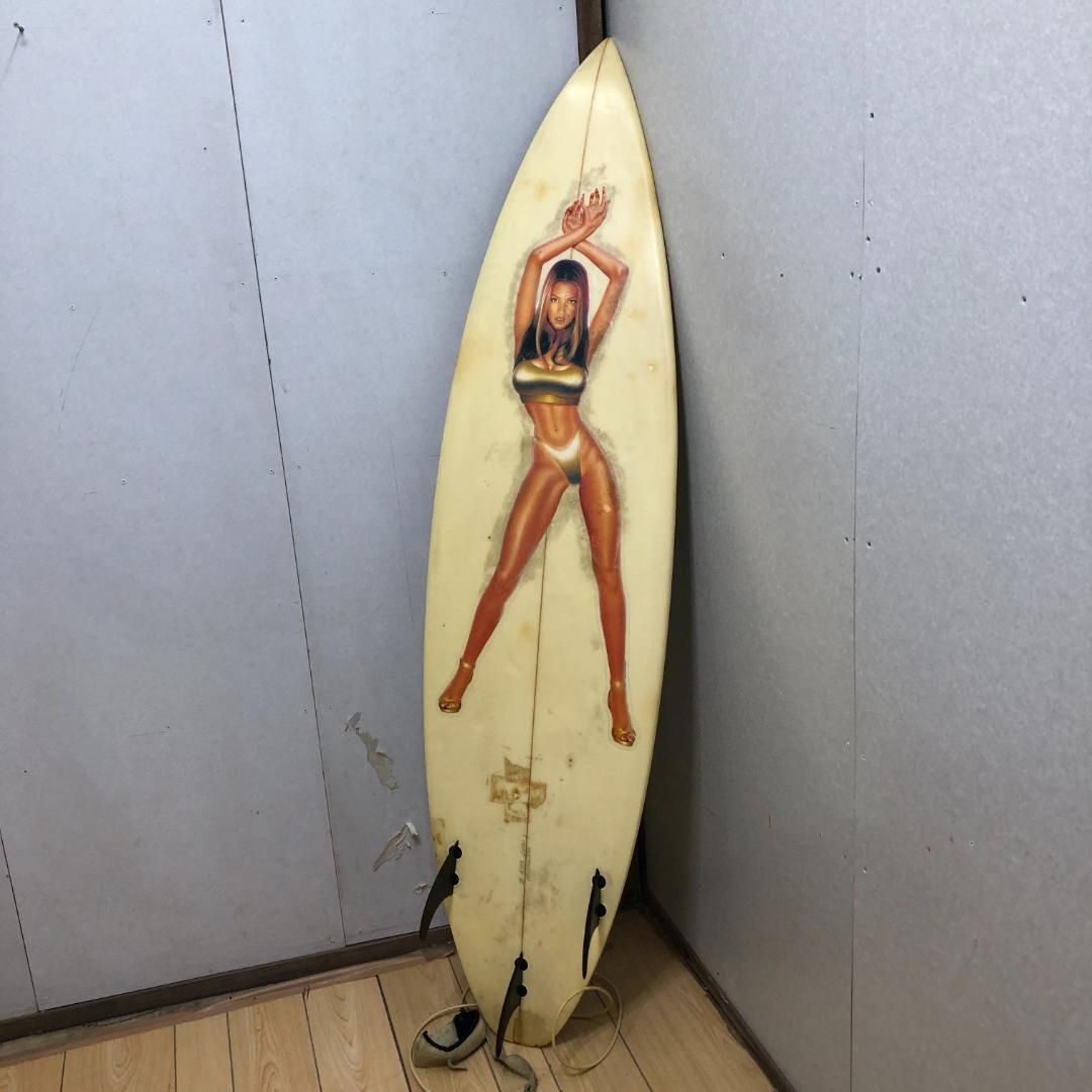 送料無料　Dick Brewer × STYX サーフボード 250731- Dick Brewer × STYX サーフボード 186cm ビンテージ アート