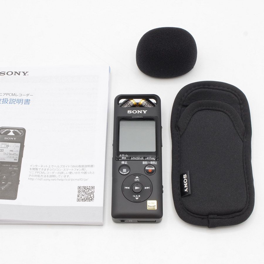 美品】SONY PCM-A10 リニアPCM ICレコーダー 16GB ハイレゾ録音再生