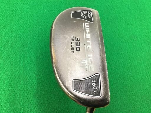 オデッセイ WHITE ICE 330 MALLET 34インチ パター PT スチール フレックスその他 メンズ 男性用 右利き 右用 Cランク ゴルフクラブ