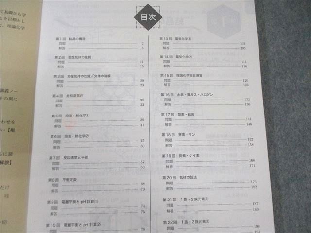 鉄緑会 高2 化学基礎講座 問題集 第1/2部 通年セット 2021 計2冊