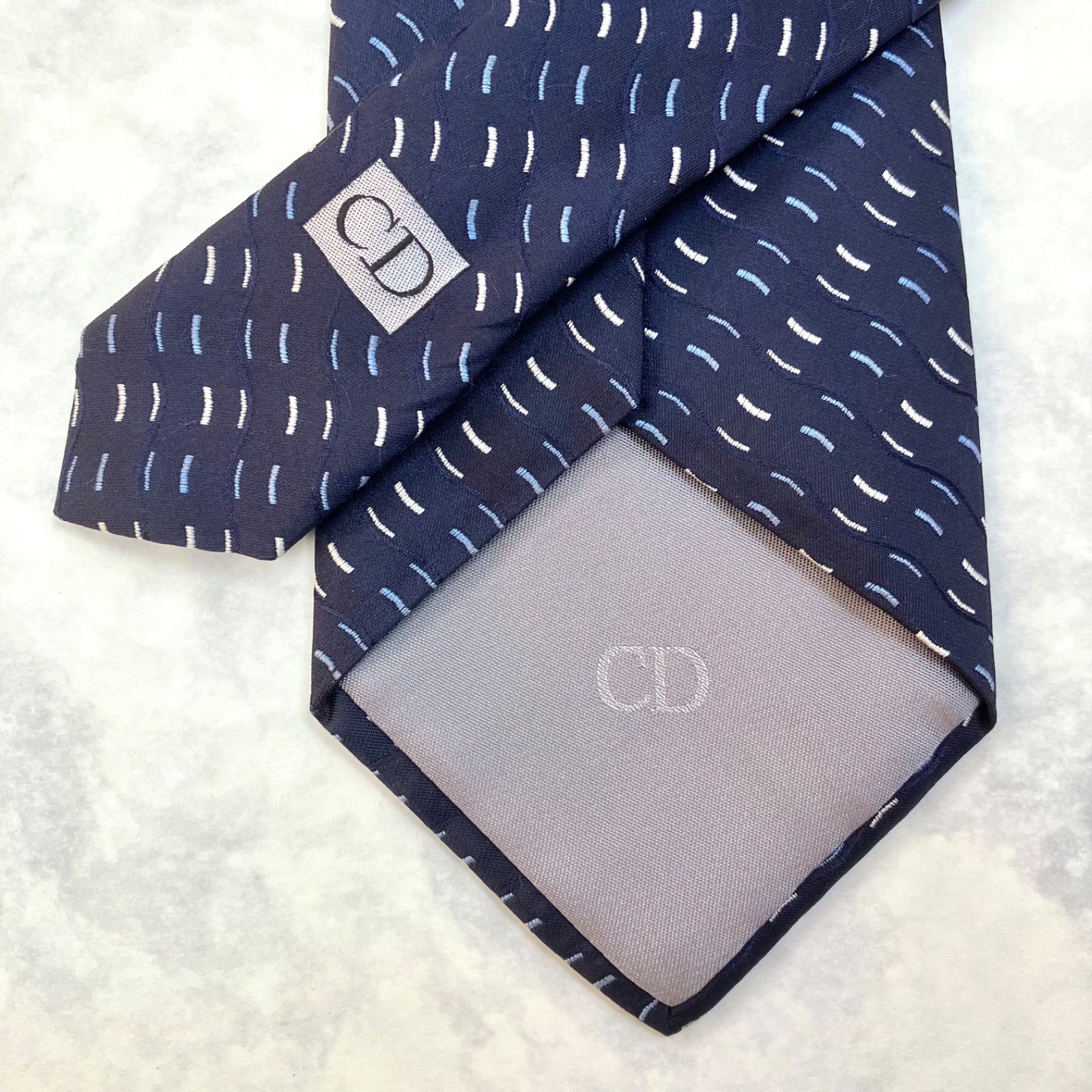 美品⭐️高級ブランドネクタイ➇】 Christian Dior ディオール