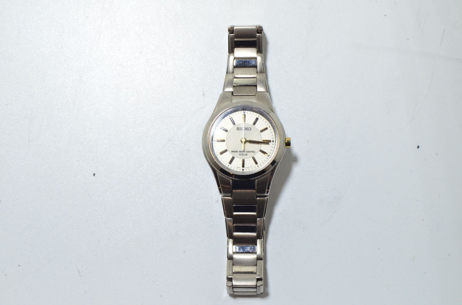 美品 動作品】 SEIKO セイコー RADIO WAVE CONTROL ラジオ