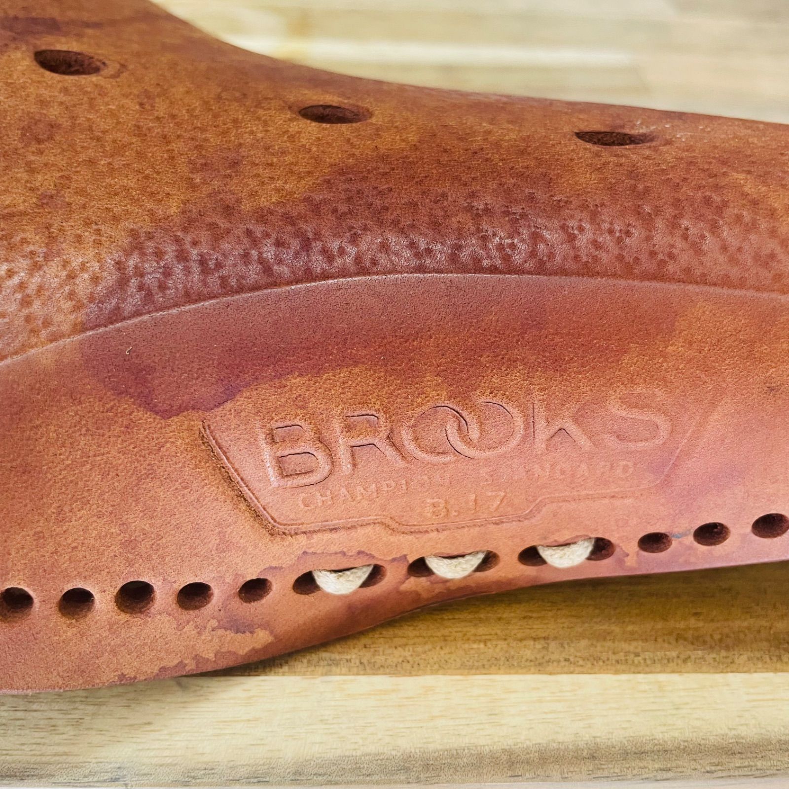 BROOKS B17 ブルックス サドル レザーサドル ブラウン イングランド製 Aged クロモリ クラシック ビンテージ MTB ファットバイク