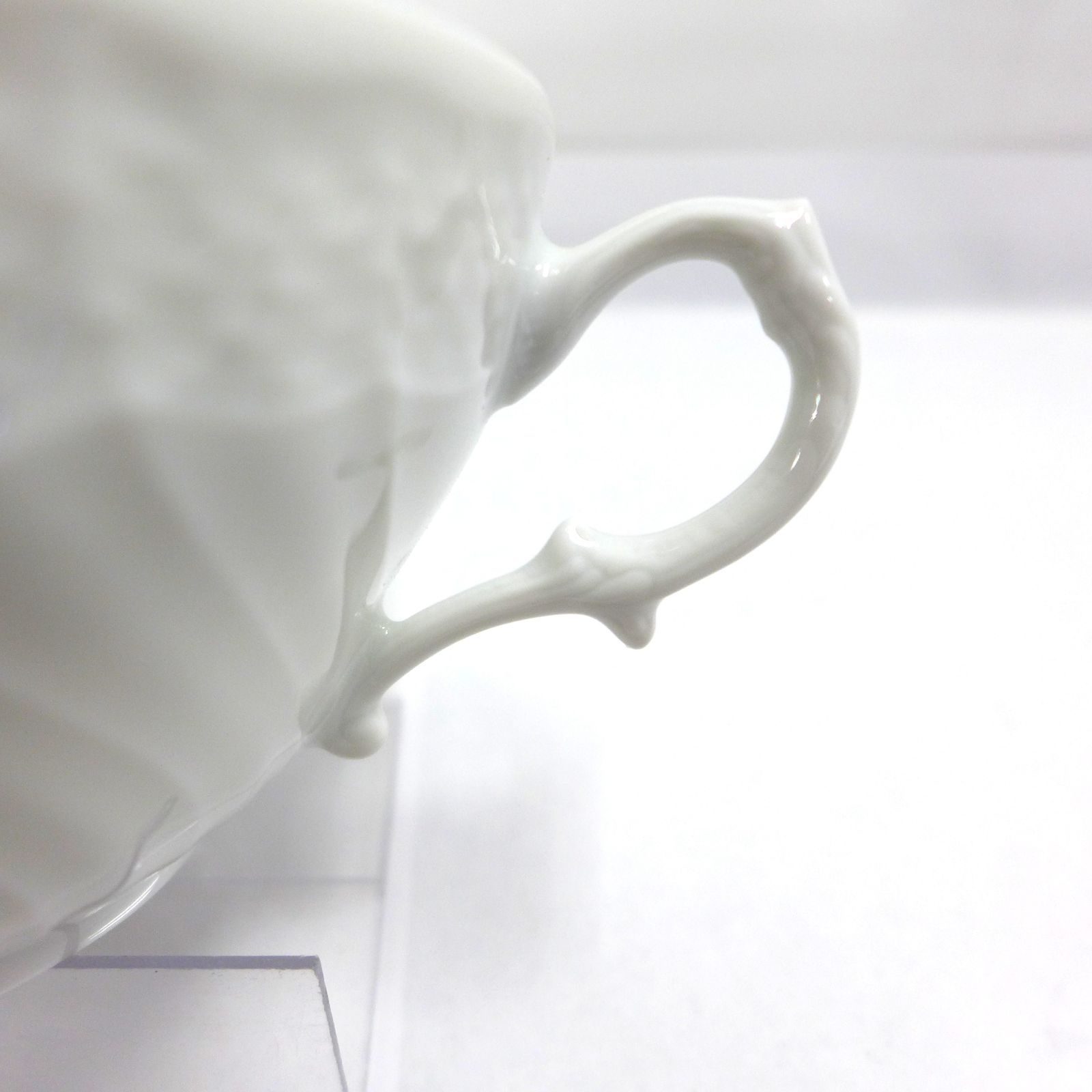 ジノリ ベッキオホワイ スープカップ&ソーサー×2 美品 Richard