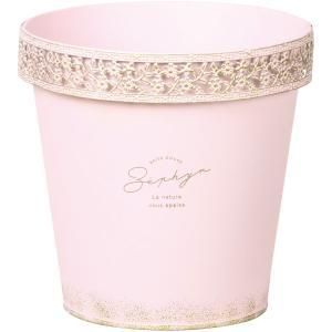 3営業日で発送 ガーデンブリキ ダ鉢5号用ホワイト L付 549-50DP 入数 10