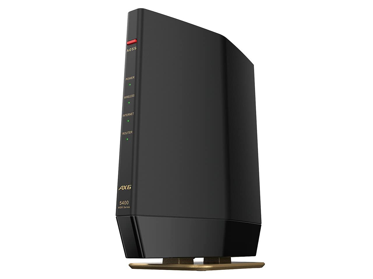 新着商品 BUFFALO バッファロー WSR-5400AX6S-MB 無線ルーター マットブラック