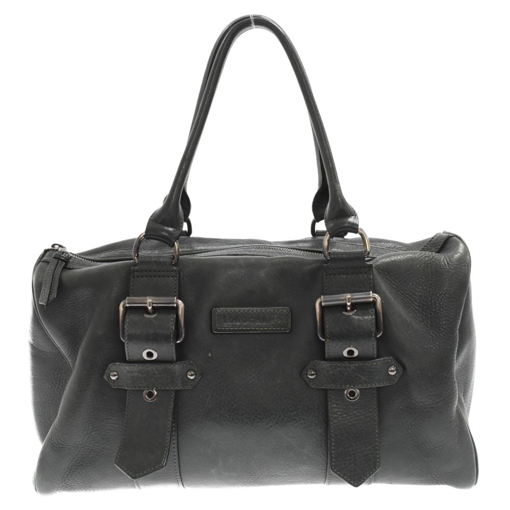 ケイト・モスforロンシャン ボストンバッグ 裏地ゼブラ柄 ケイト・モス