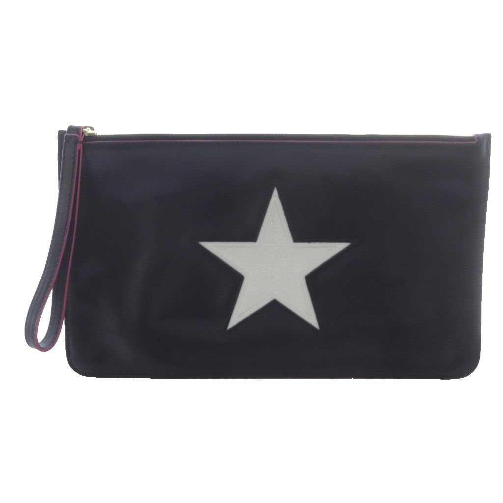 レッド ヴァレンティノ RED VALENTINO スター 星 クラッチバッグ セカンドバッグ ロゴ 黒