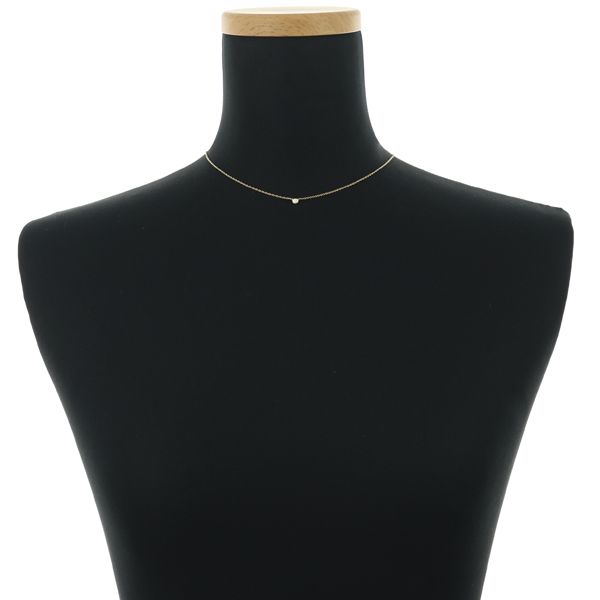 ティファニー バイザヤード ネックレス K18YG ダイヤ 0.05ct前後