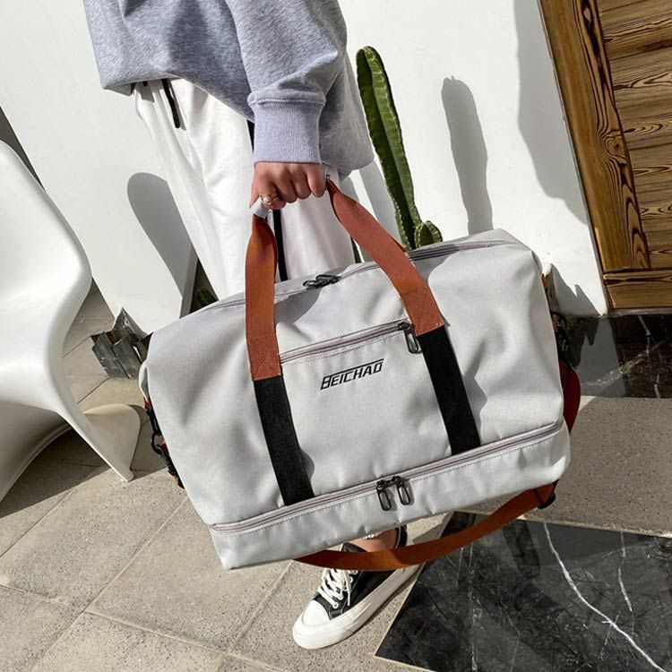 【美品】並行輸入品 クラッシック ボストンバック 大容量収納 クラッシックボストンバッグ（小サイズ・ネイビー） ボストン