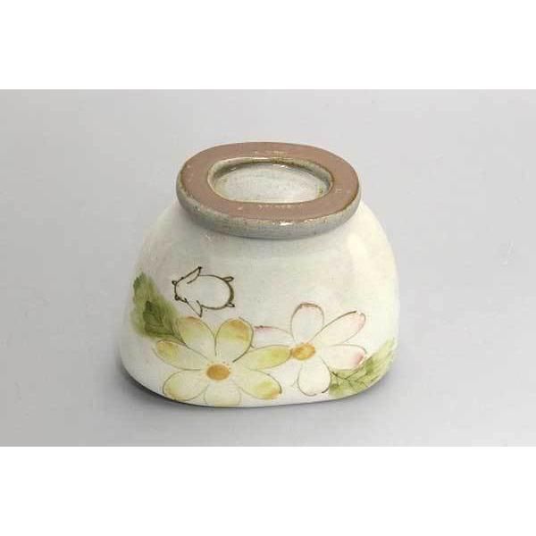 瀬戸焼 花花兎 しゃもじ立て ※陶器,シリーズ,個性的,高級感,高
