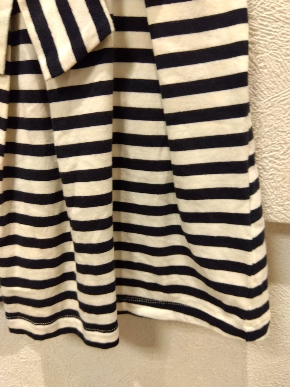 kate spade ボーダーワンピース　130 M4 キッズワンピース ケイトスペードニューヨーク ボーダー