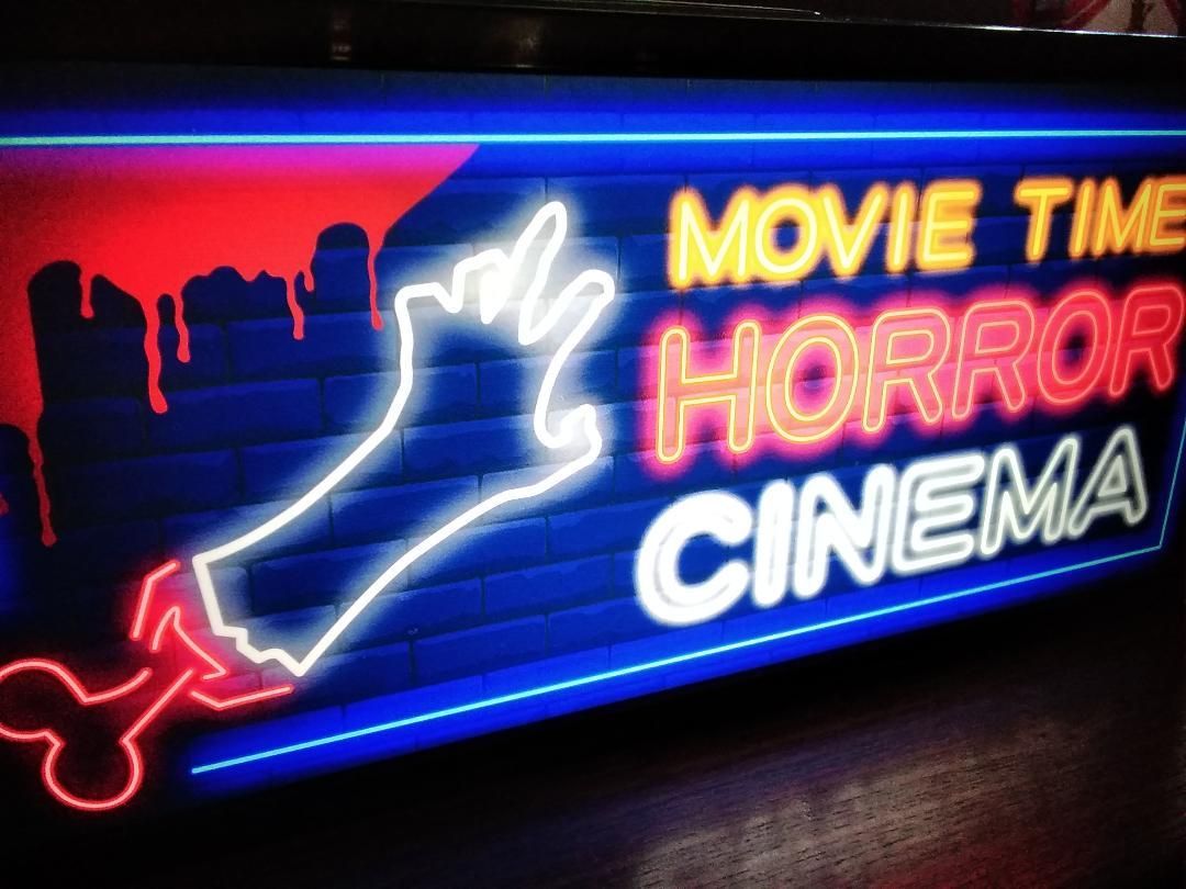 ホラー 映画 恐怖 ゾンビ お化けビデオ サイン 看板 置物 LEDライトBOX ホラー 映画 恐怖 ゾンビ お化けビデオ サイン 看板 置物 LED