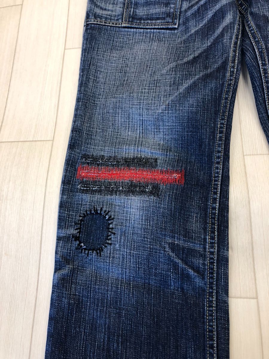 NUMBER (N)INE ナンバーナイン デニムパンツ ブッシュパンツ リペア 