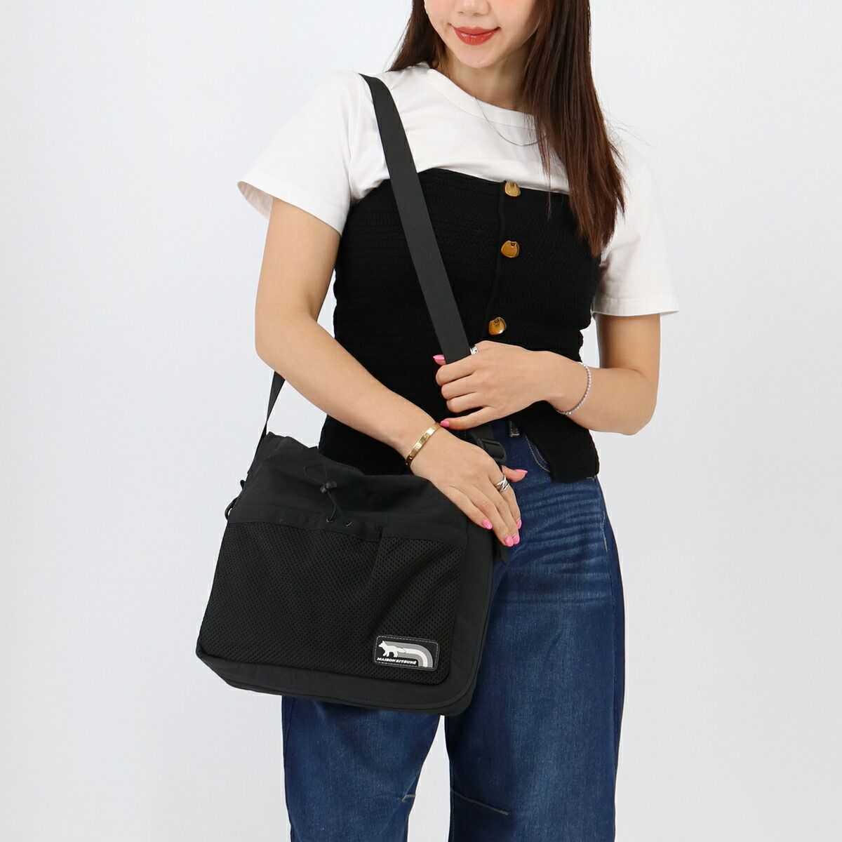 MAISON KITSUNE メゾン キツネ FLASH FOX MESSENGER NM05172