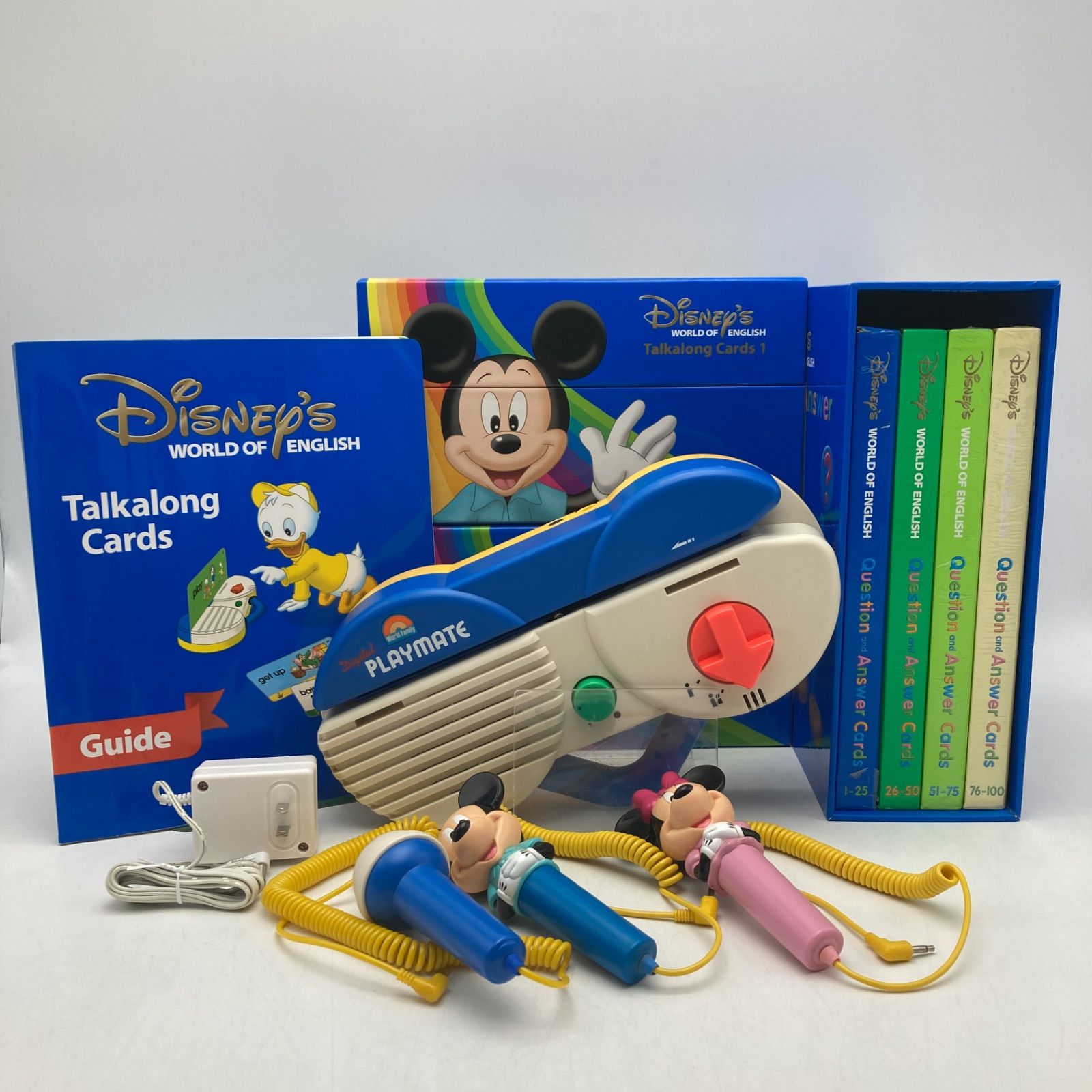 DWE ディズニー ワールド イングリッシュQ&Aカード 100枚セット 未開封