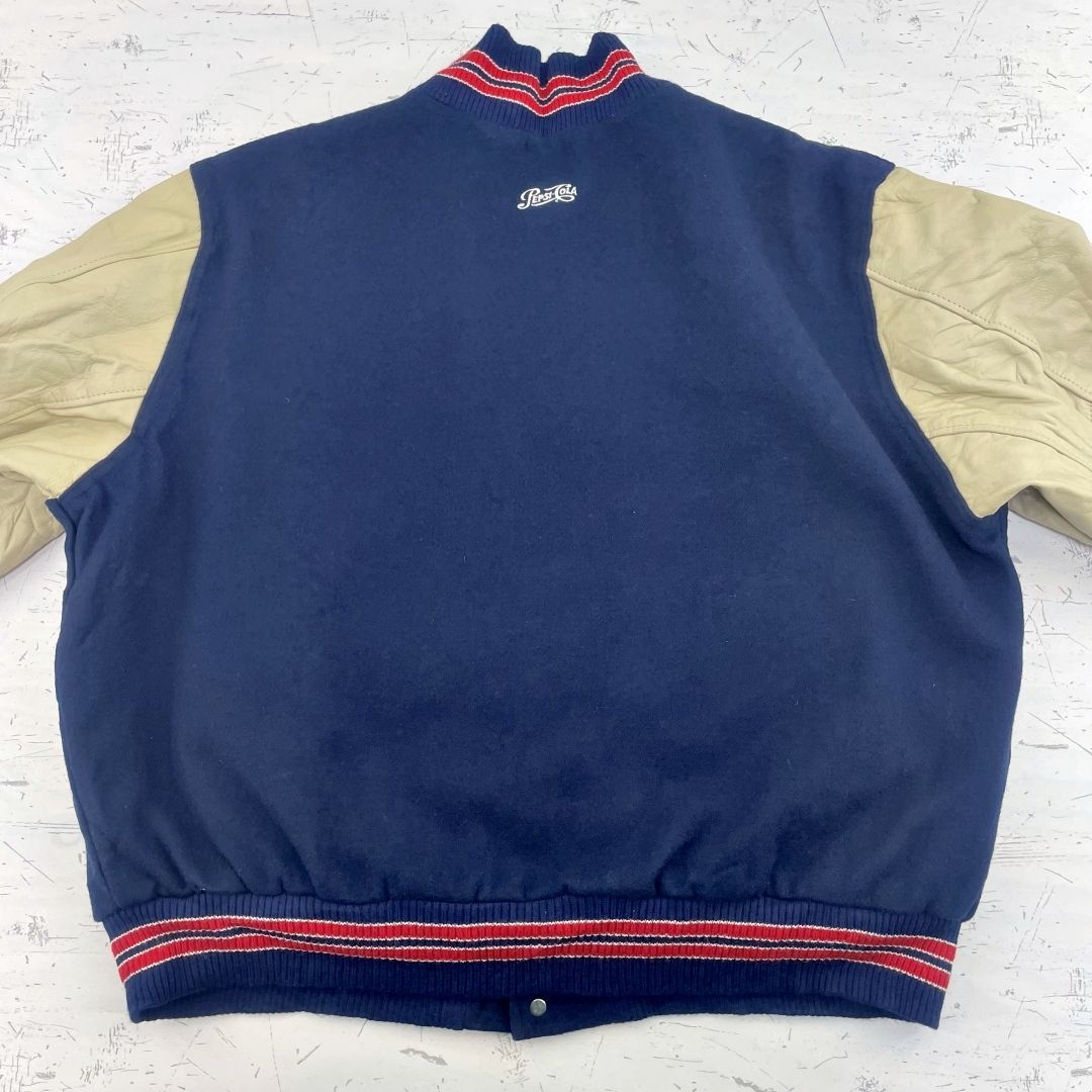 80s Rennocレノックアメリカ古着レザーワッペン刺繍 スカジャン 80s Rennocレノックアメリカ古着レザーワッペン刺繍 スカジャン