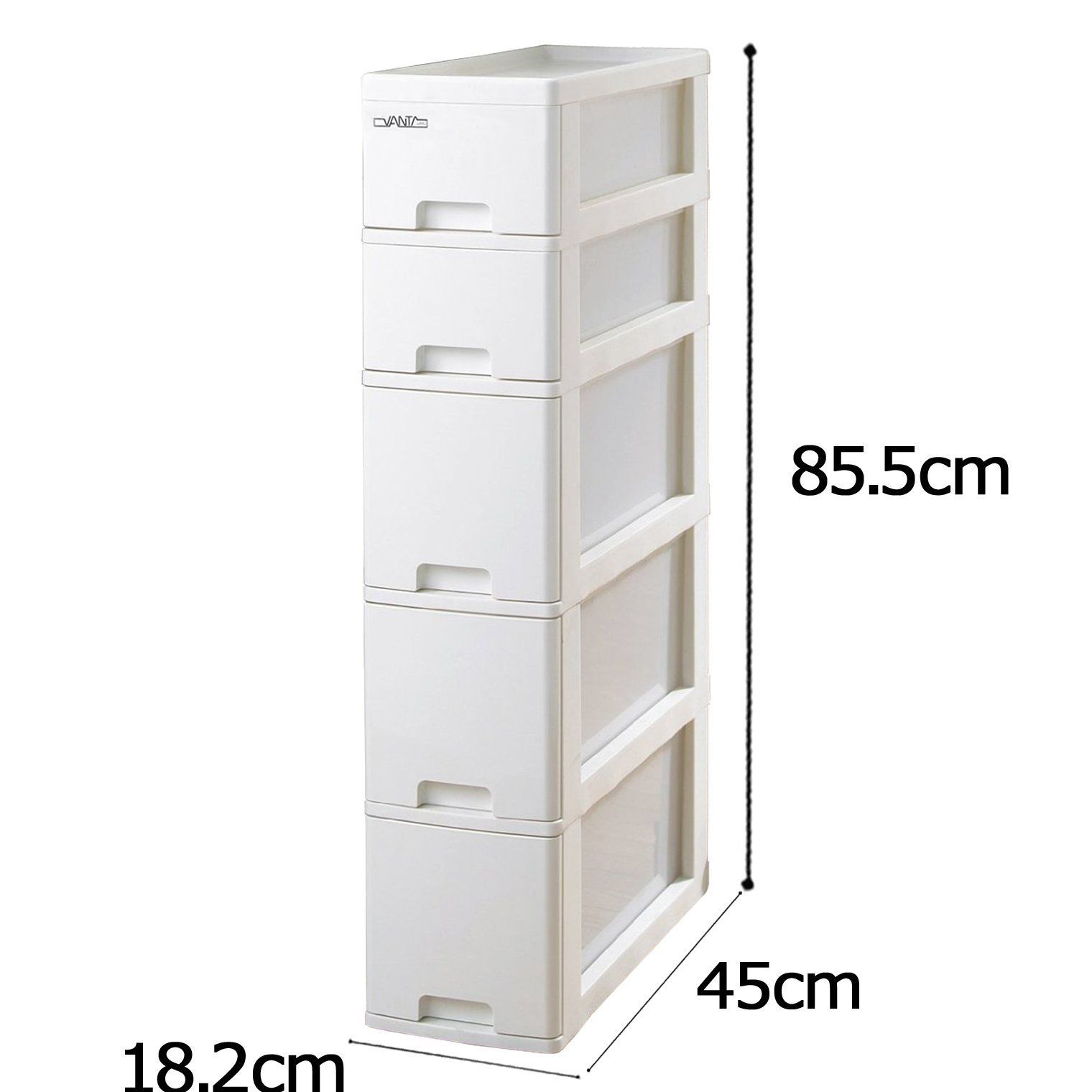 バンテスリム5段 隙間収納ボックス