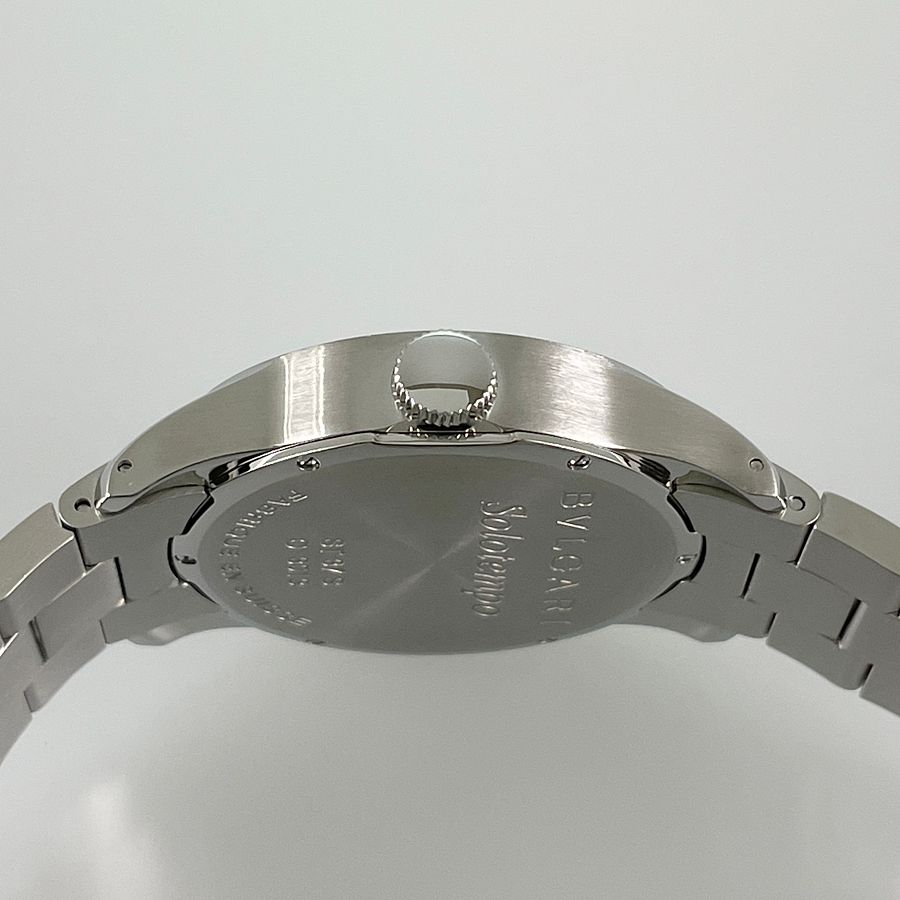 ブルガリ BVLGARI ソロテンポ ST37S 電池交換済 外装仕上げ済 クォーツ 