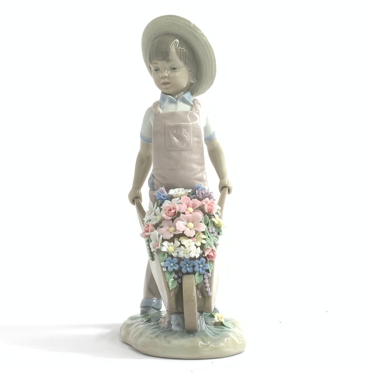 LLADRO リヤドロ 花車を押す少年 フィギュリン 1283 陶器 240001137573