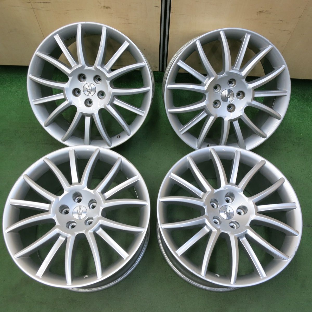 4本価格 マセラティ グランカブリオ グラントゥーリズモ 純正 ホイール 20インチ 20×8.5J 20×10.5J PCD114.3|5H 5051601SYホ