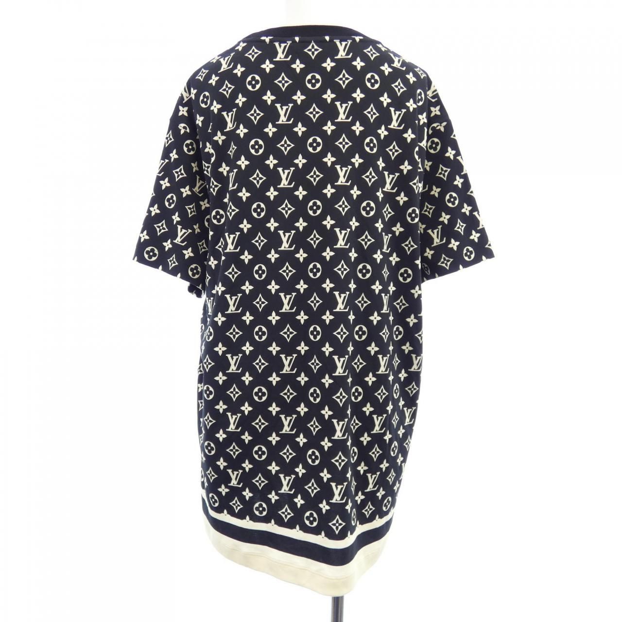 ルイヴィトン LOUIS VUITTON ストライプアクセントモノグラムTシャツ FNTS80TR1 Tシャツ