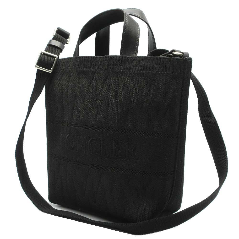 国内即送 MONCLER ミニ ニット トート ミニバッグ 2WAY 5L00015 国内即送 MONCLER ミニ ニット トート ミニバッグ 2WAY 5L00015