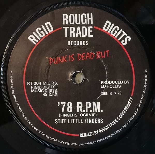 英7” Stiff Little Fingers Alternative Ulster RT004 Rough