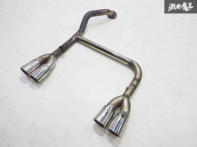 k12マーチデュアルテール マフラー ステンレス k12マーチデュアルテール マフラー ステンレス