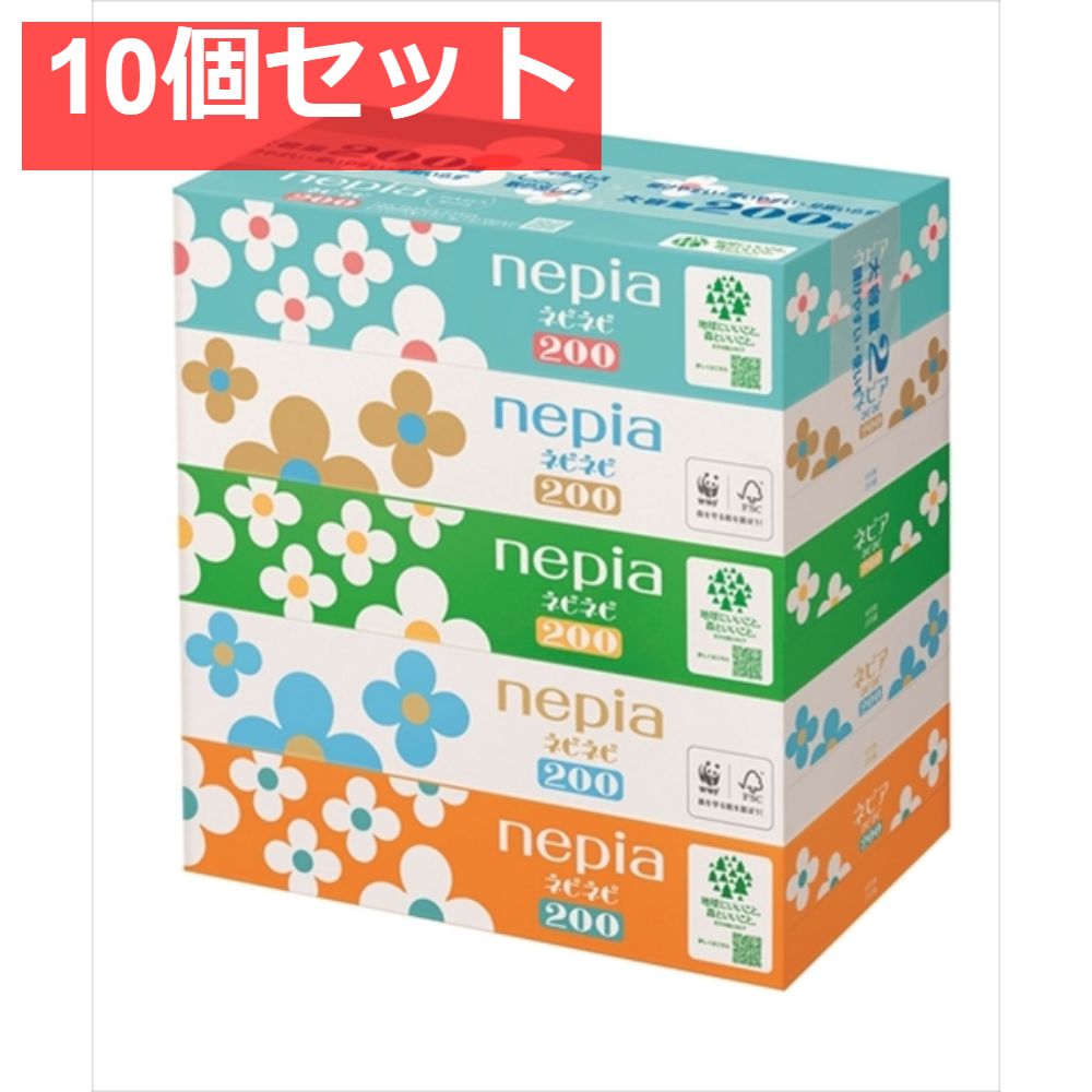 ネピアネピネピティシュ200組5コパック 10個セット