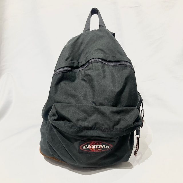 アメリカ製 EASTPAK イーストパック 黒 ボトムレザー バックパック