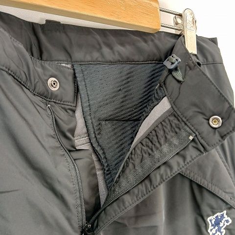 PEARLY GATES - パーリーゲイツ ゴルフウェア ボトム ナイロンパンツ 4 黒 ブラック パーリーゲイツ PEARLY GATES ゴルフウェア ボトム ナイロン
