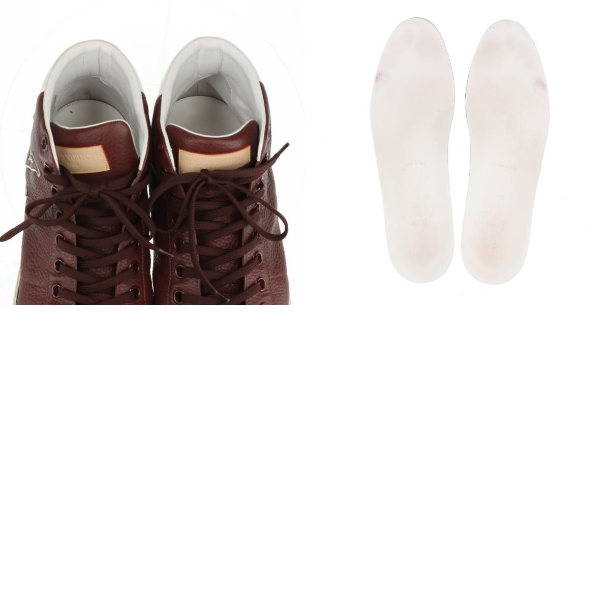 美品 ルイヴィトン サーフサイドライン 7 レザー ハイカット  