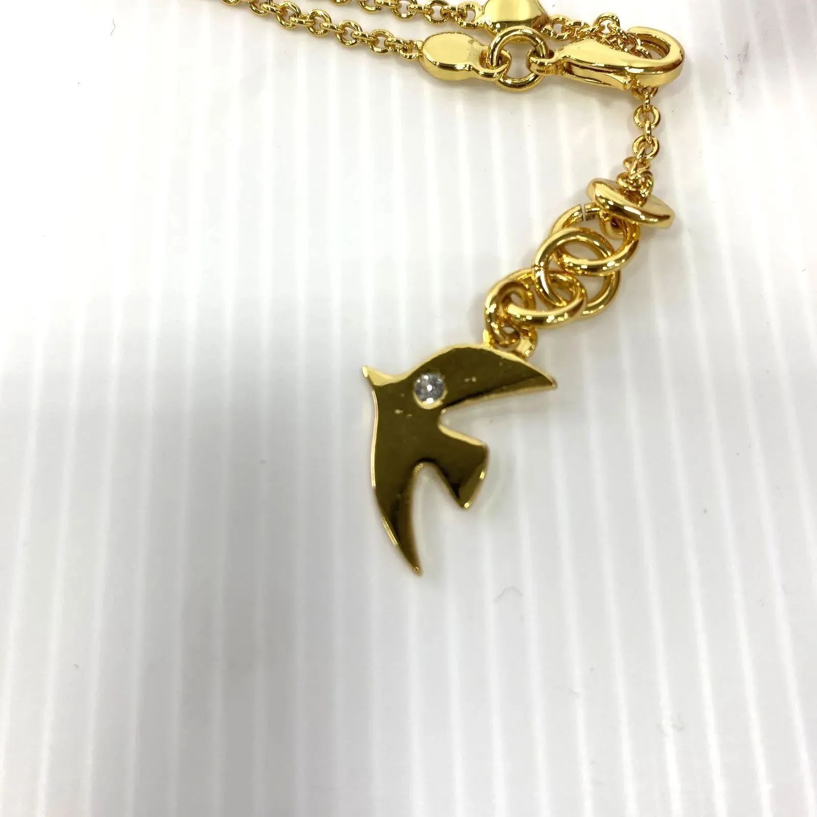 中古品】CECILE ET JEANNE ネックレス ピアス 3つセット 巾着付き 